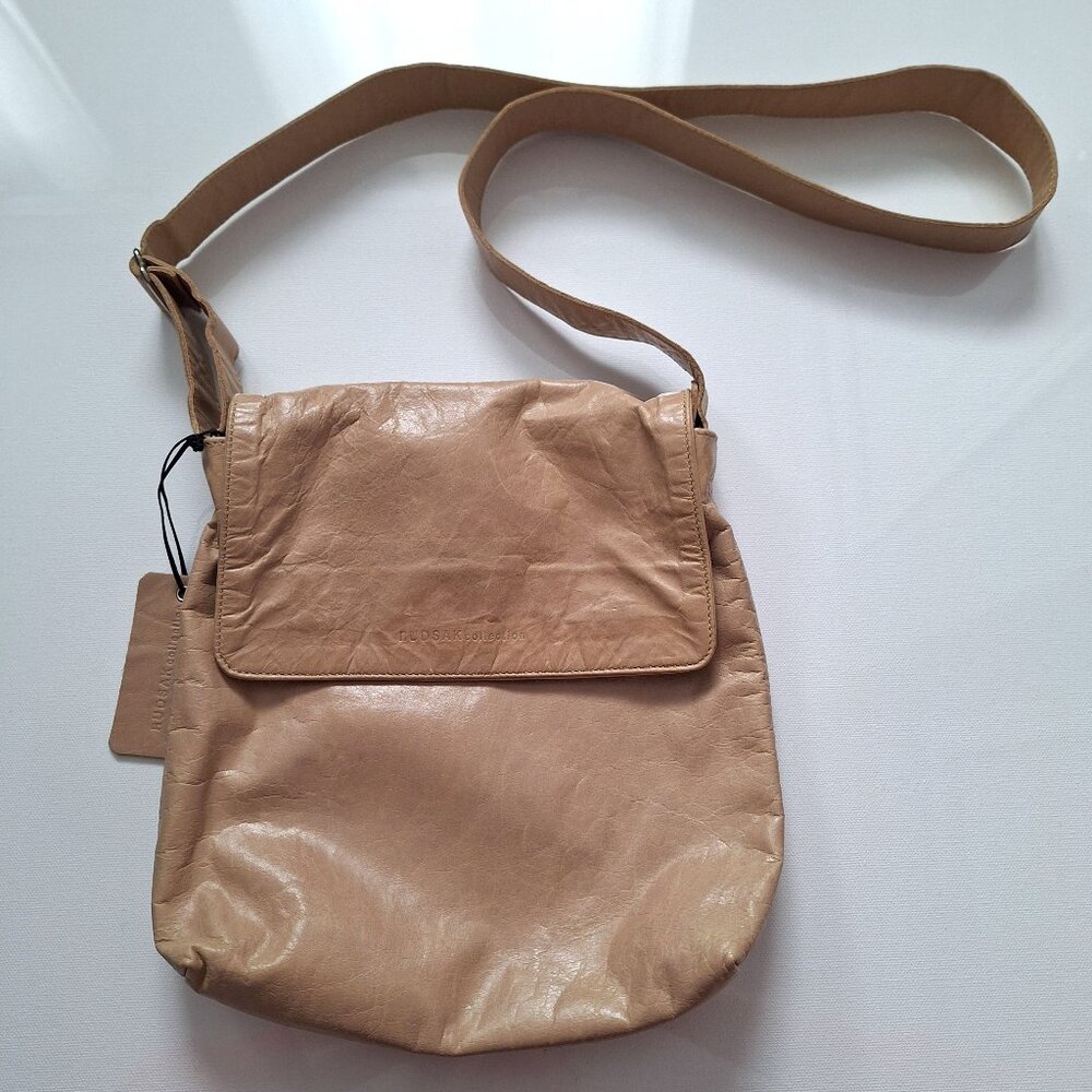 RUDSAK Tan Crossbody Leather Bag